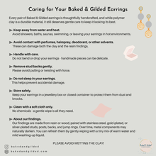 Load image into Gallery viewer, UNIQUE PAIRS Statement Studs - Mixed Clay Earrings with Resin Findings - Shape 1