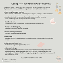 Load image into Gallery viewer, SOLEIL Statement Studs - Clay Earrings - Shape 4