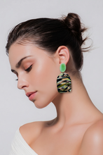Load image into Gallery viewer, UNIQUE PAIRS Statement Studs - Mixed Clay Earrings with Resin Findings - Shape 1