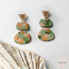 Load image into Gallery viewer, SOLEIL Statement Studs - Clay Earrings - Shape 8