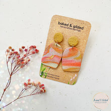 Load image into Gallery viewer, UNIQUE PAIRS Statement Studs - Mixed Clay Earrings - Shape 1