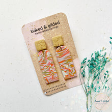 Load image into Gallery viewer, UNIQUE PAIRS Statement Studs - Mixed Clay Earrings - Shape 3