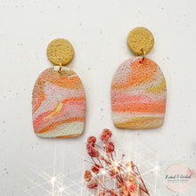 Load image into Gallery viewer, UNIQUE PAIRS Statement Studs - Mixed Clay Earrings - Shape 1