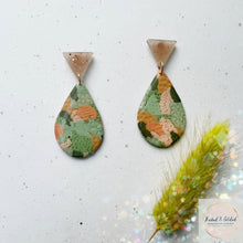 Load image into Gallery viewer, SOLEIL Statement Studs - Clay Earrings - Shape 7